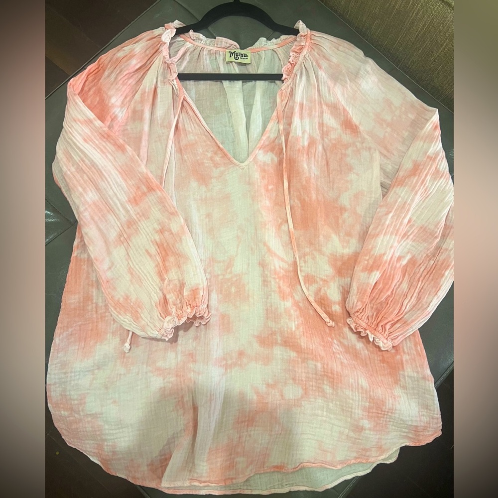 Show me your Mumu tie dye Blouse